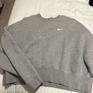 Nike Heather Gray Crewneck Sweatshirt